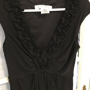 Black sleeveless dress